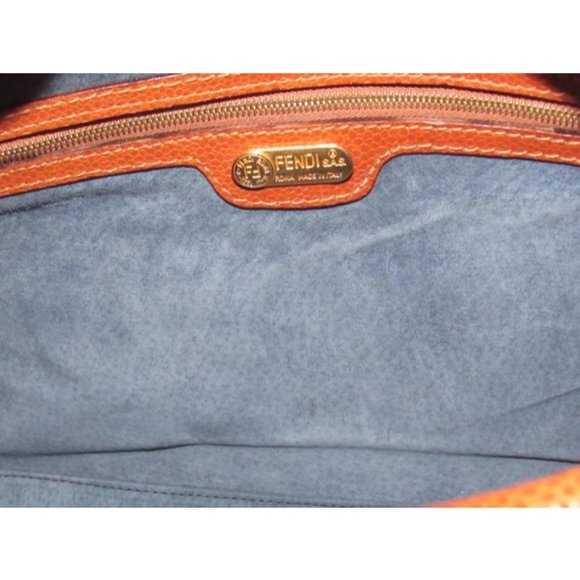 Fendi Vintage Chestnut Brown 2-way Convertible Bag - Picture 11 of 11